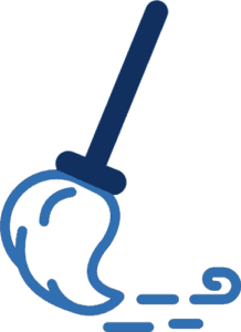 Úklidové služby Praha - čištění a úklid s metlou